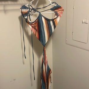 FashionNova Sunrise to Sunset Maxi Dress (L)